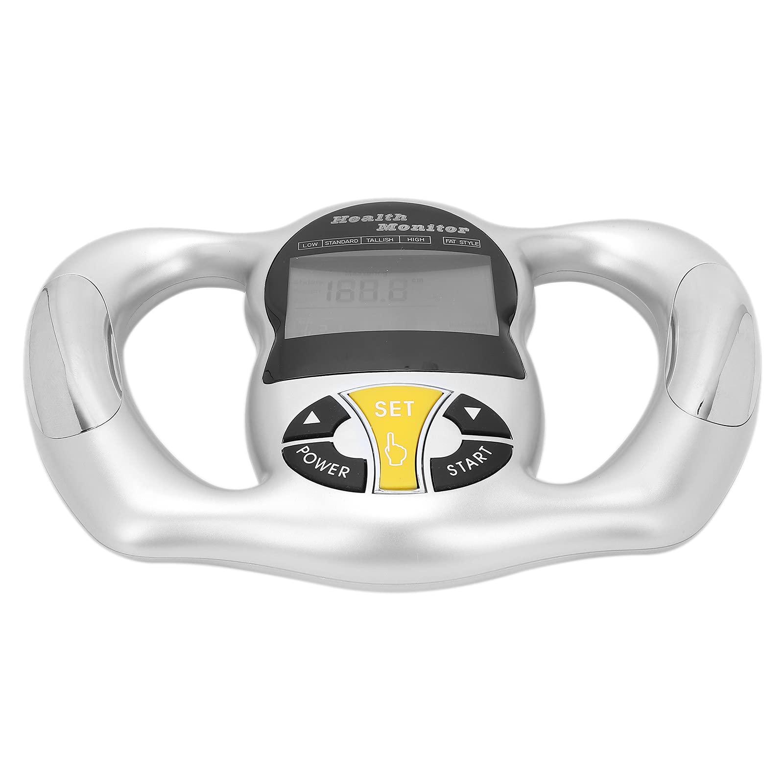 Yosoo Body Fat Analyzer, Handheld Body Fat Measurement Device Body Fat Measuring BMI Meter Fat Analyzer Monitor Measure Body Fat Percentage Machine Body Fat Tester Analyzer for Fitness