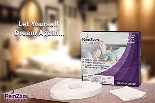 RemZzzs RemZzzs Full Face Cpap Mask Liners (K6-FL) - Reduce Noisy Air Leaks and Painful Blisters - Cpap Supplies and Accessories - Compatible with Fisher Paykel and Hans Rudolph
