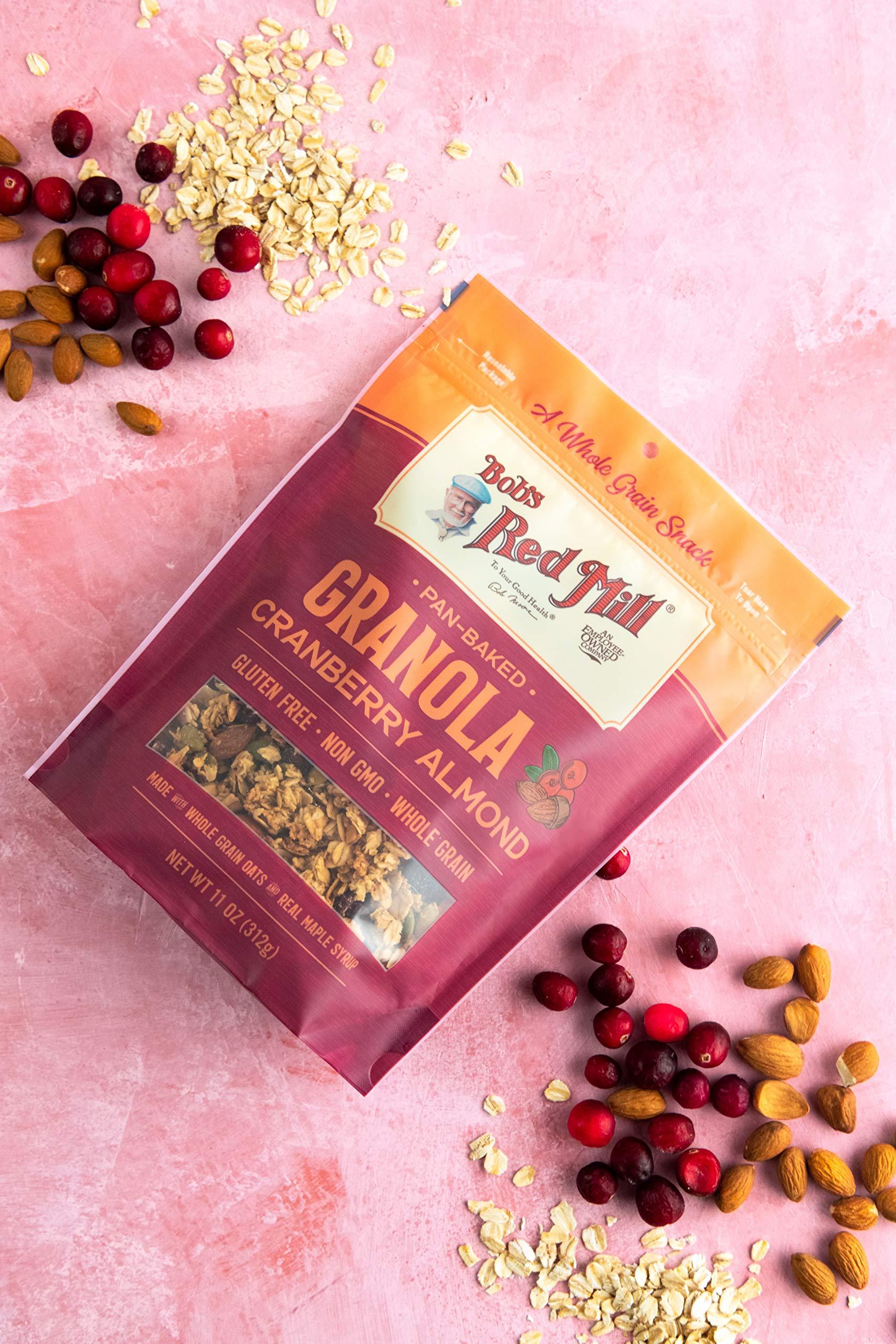 Bob's Red Mill Bob\'s Red Mill Cranberry Almond Granola, 11oz (Pack of 6) - Non GMO, Whole Grain, Kosher