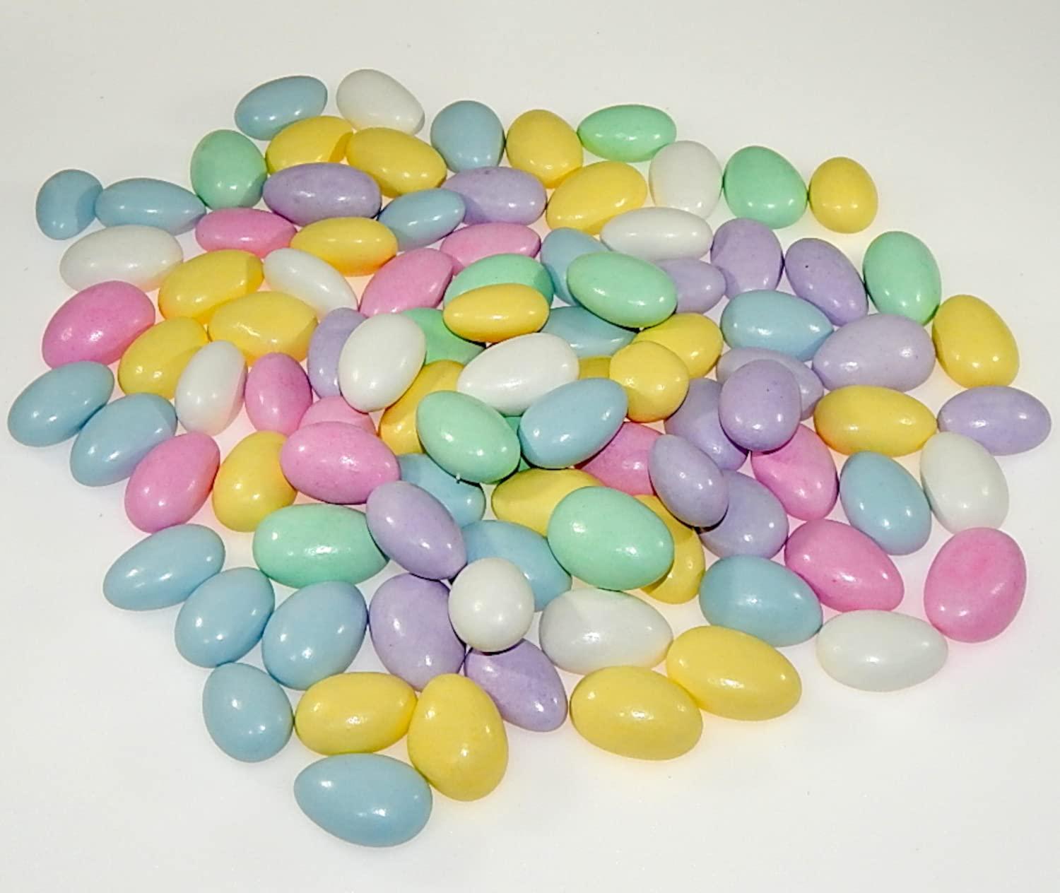 CandyKorner Jordan Almonds - Candy Coated Almonds - Assorted Pastel Colors - Top Grade Almonds Covered In A Thin Candy Coating By CandyKorner - 1 Pound ( 16 Ounce )
