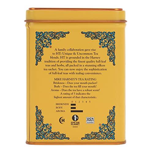 Harney & Sons Harney & Sons Master Yellow & Blue Tea Tin - Herbal Blend of Chamomile, Lavender, and Cornflowers - 1.4 Oz, 20 Count (Pack of 2)