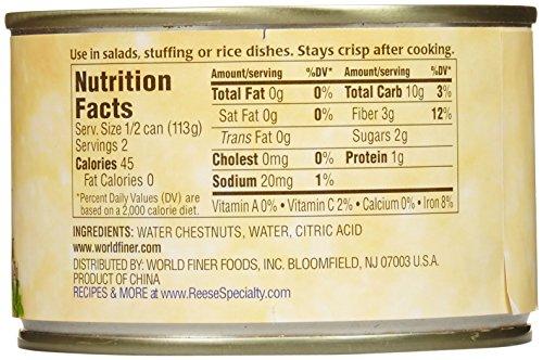 Reese Reese Diced Water Chestnuts - 8 Ounces