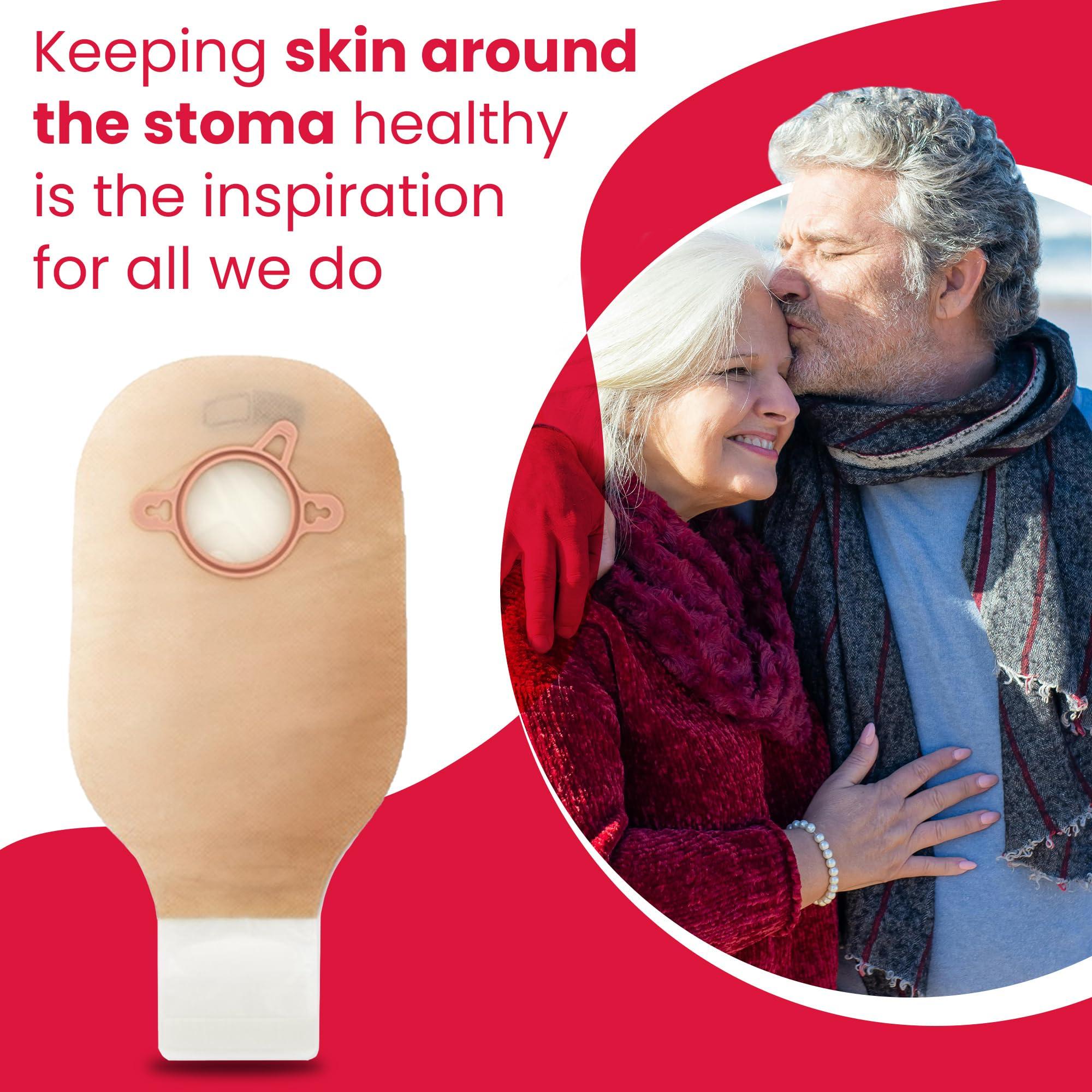 Hollister 5018194BX - New Image 2-Piece Drainable Pouch 2-3/4 with Filter, Lock N Roll, Transparent