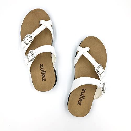 Zullaz Zullaz- Heidi Orthotic Sandals for Women, Stylish everyday footwear with Biomechanical Arch Support and toe strap