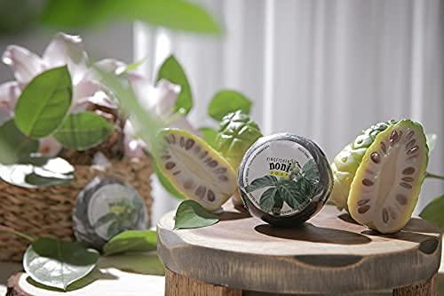 Kingfisher's Noni Kingfisher's Noni Soap, 100% Natural, Made with Noni Extract, Perfect Cleanser for Normal and Oily Skin, For Face and Body, Unscented, Helps Acne, For Men, For Women, 3 pack of 105g/3.7oz