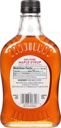 Maple Grove Farms Maple Grove Farms Pure Maple Syrup, 12.5 Oz (Pack of 2)