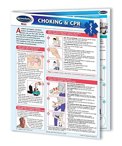 Permacharts First Aid Chart for Home or Workplace - 4 Chart Bundle Quick Reference Guides by Permacharts