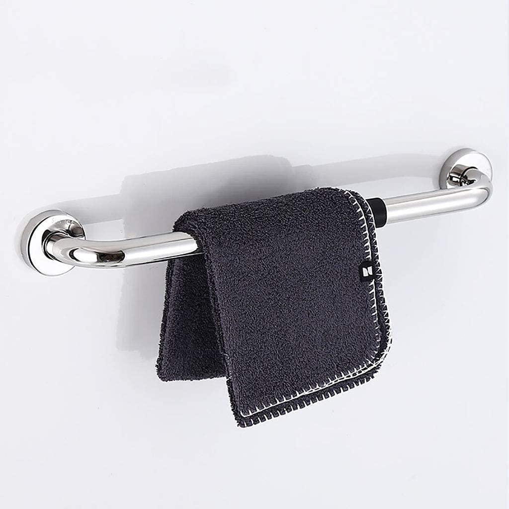 WSYTY Shower Grab Bar Bathroom Handrail Non-Slip Grab Rail,Vertical, Horizontal or Diagonal mounting Rails White and Yellow,Rail for Bathroom Safety, Shower,Bath, Toilet 3 Sizes (Size : 33cm)