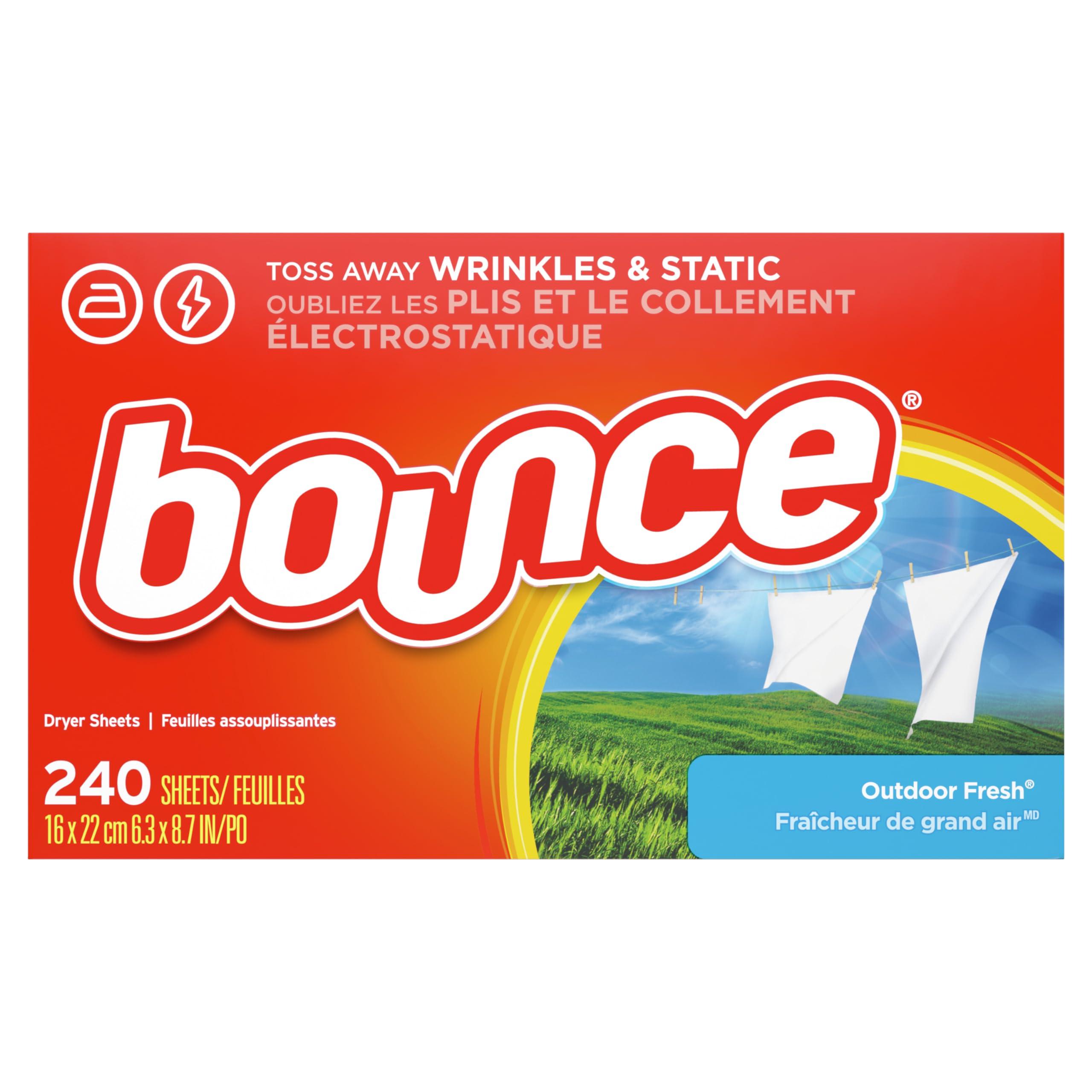 Bounce Bounce Fabric Softener Sheets, Outdoor Fresh, 240 Count