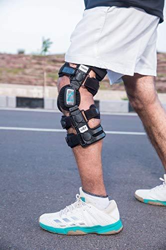 Z ONE Z1 K6 Hinged Unloader Knee Brace - Knee Support for MCL, ACL, PCL, Ligament & Sports Injuries, Mild Osteoarthritis, Meniscus Tear & Knee Joint Pain, Running Best Protection - Men & Women - Size (S1)