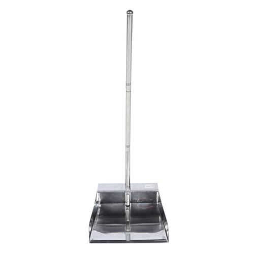 Angoily Angoily Metal Dustpan Stand up Pans Stainless Steel Long Handle Dustpan Kitchen Dustpan for Garage Home and Yard Household Sweeping Parts Accessories
