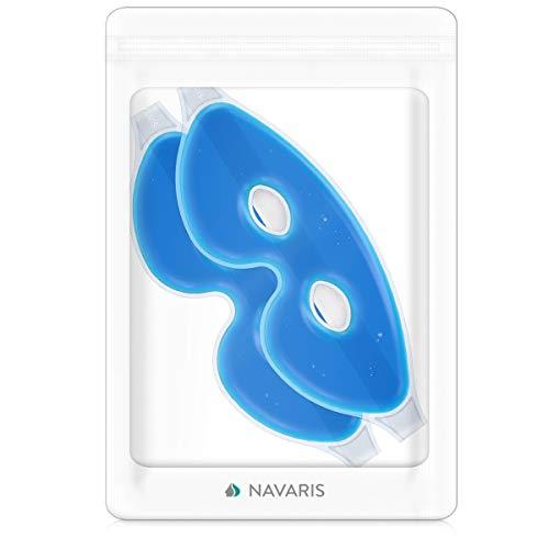 Navaris Navaris Set of 2 Gel Eye Masks - 2X Reusable Eye Masks for Hot/Cold Use
