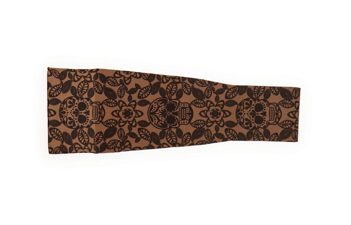 Lymphedivas Lymphedivas Macabre Mocha Medical Graduated Compression Arm Sleeve for Lymphedema (Short 20-30 mmHg Large)