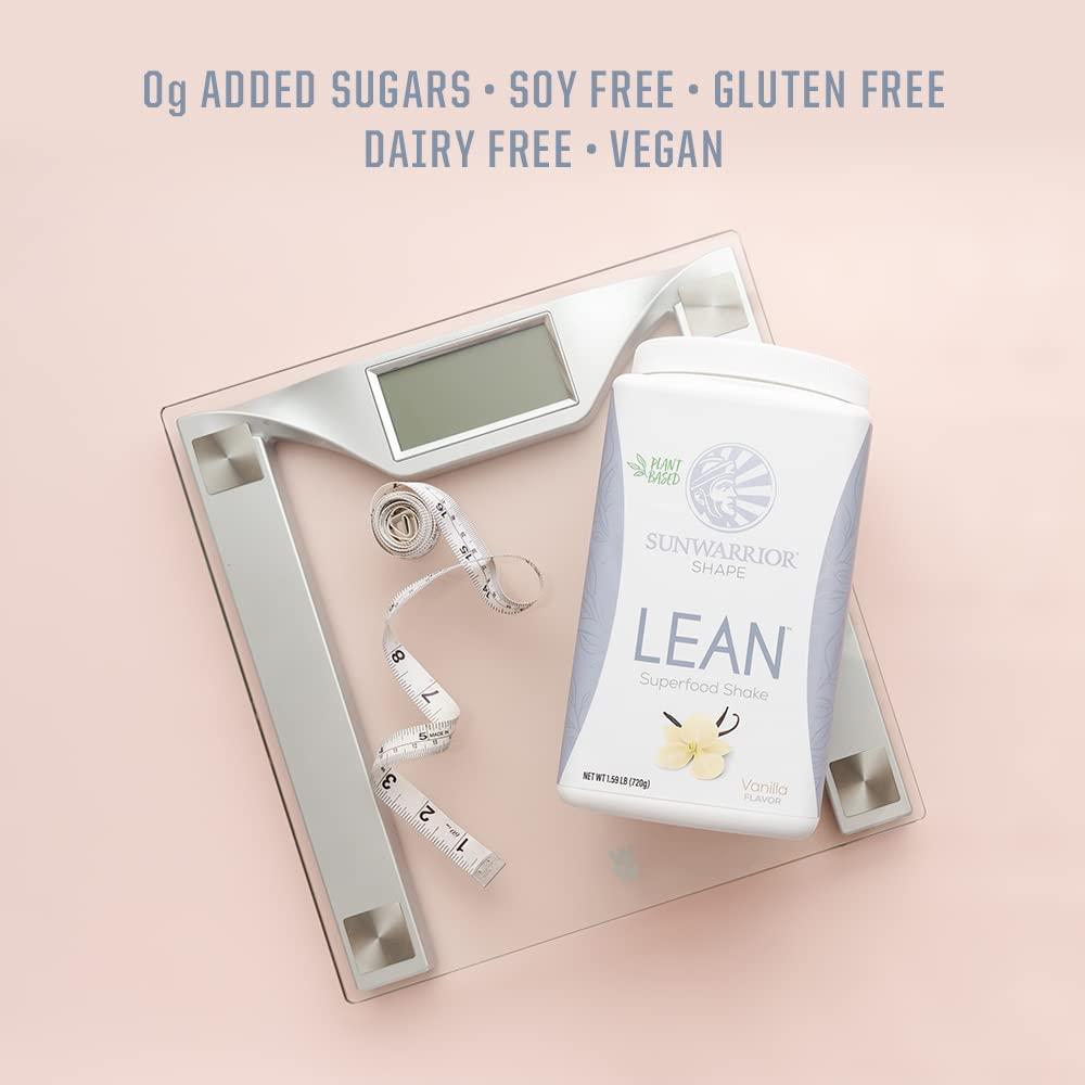 Sunwarrior Sunwarrior Vegan Protein Superfood Shake Meal Replacement Organic Protein Supplement | Gluten Free Non-GMO Dairy Free Sugar Free Low Carb Plant Based Protein | Vanilla 20 Servings | Shape Lean