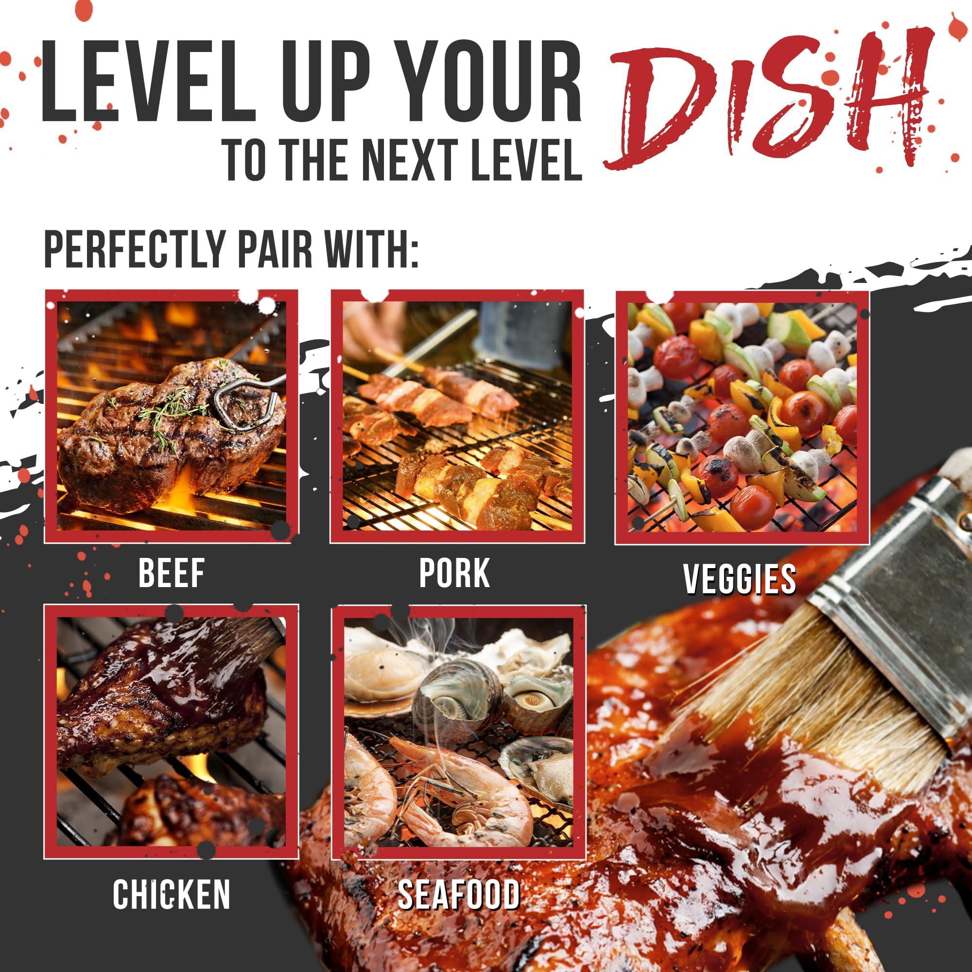 Lane\'s Lane\'s Sweet Heat Rub Seasoning, All-Natural BBQ Brisket Rub Goes Well with Butt Rub Seasoning, No MSG Brisket Seasoning &, Made in USA, 10.4 Oz