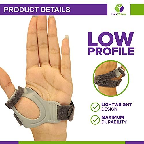 MARS WELLNESS MARS WELLNESS CMC Joint Thumb Arthritis Brace - Restriction Thumb Support Brace Stabilizing Splint for Osteoarthritis and arthritis thumb splint - Large - Left Hand