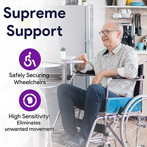 ProHeal Universal Wheelchair Brakes - Heavy-Duty Wheelchair Parts and Accessories - Secures Patient Wheel Chair with Brakes Replacement - Right Wheel Brake