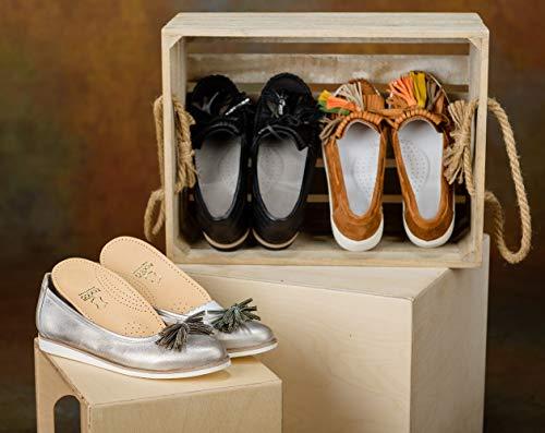 Tacco Footcare Orthotic Inserts Made in Germany | 3/4 Length, Quality Leather, Ultra-Light | Shoe Boot Insoles with Arch Support, Metatarsal Pad & Heel Cushion | Tacco Nova (45 EUR/US M12)