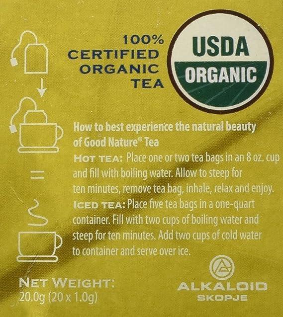 Imperial Falcon Group 3 Pack of Good Nature Organic Herbal Tea; 20 Individually Wrapped Tea Bags (Chamomile)