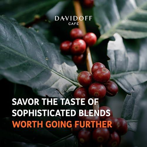 DAVIDOFF DAVIDOFF Crema Intense Instant Coffee - Smooth and Rounded - Full-body. Delicate Aroma and Elegant Acidity - 100% Arabica Beans - 9/12 Intensity. 10/12 Roasting. 4/12 Acidity - 2 x 3.17 oz