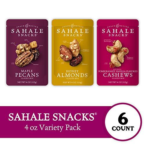 Sahale Snacks Sahale Snacks Glazed Nut Mix Variety Pack, 4 Ounces (Pack of 6)