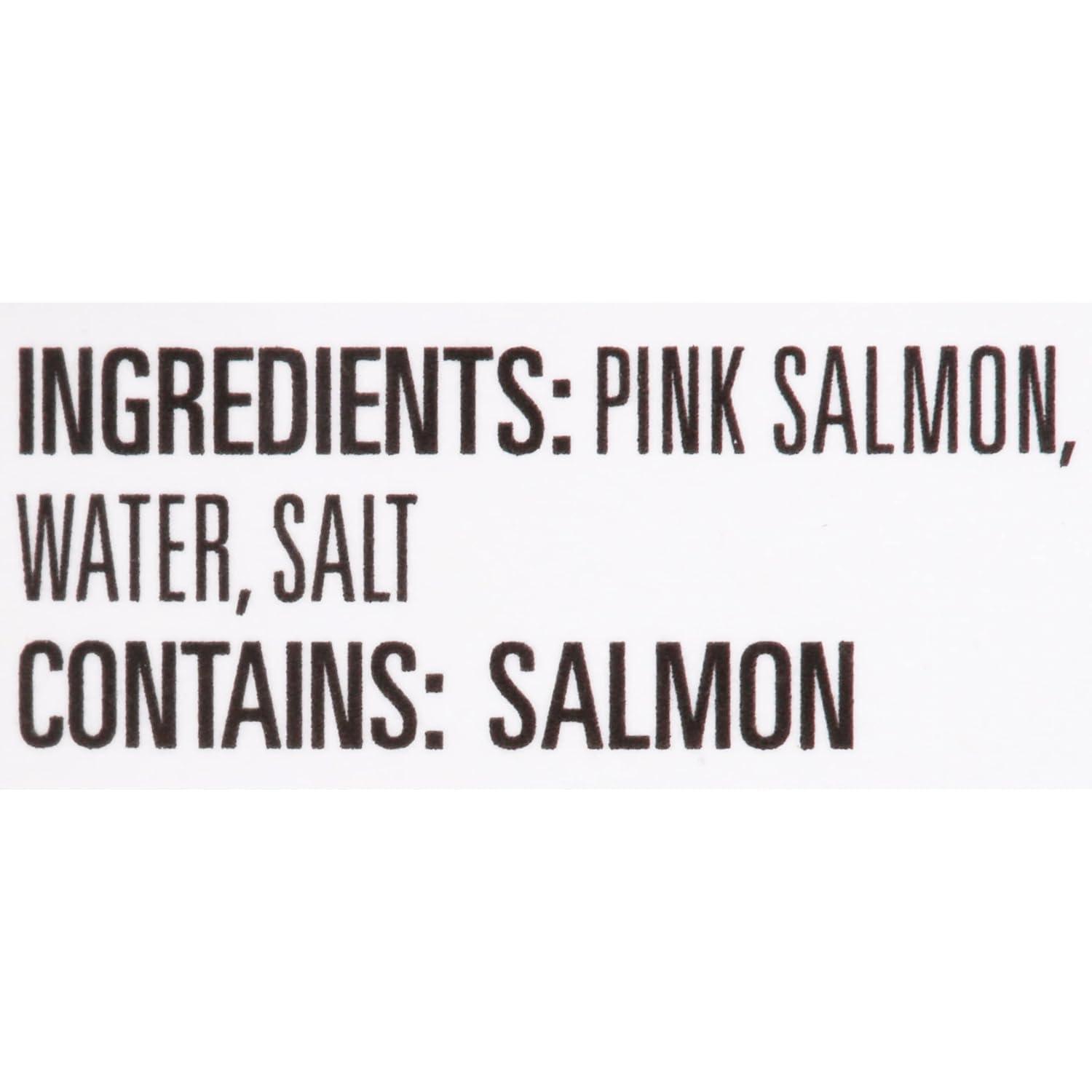 Bumble Bee Bumble Bee Skinless & Boneless Canned Pink Salmon in Water, 5 oz Can - Premium Wild Caught Salmon - 20g Protein per Serving - Gluten Free, Kosher, MSC Certified (Pack of 6)