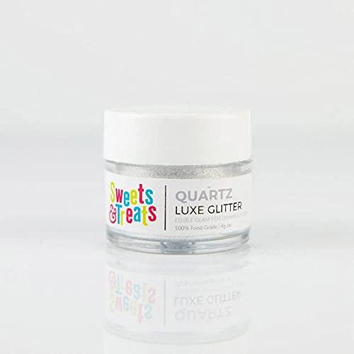 Sweets & Treats Boutique Edible Glitter for Drinks, Edible Glitter for Cakes, Drink Glitter, Brew Glitter, White Edible Glitter Cake Decorations Edible White Glitter, Edible Glitter for Strawberries, Cocktail Glitter