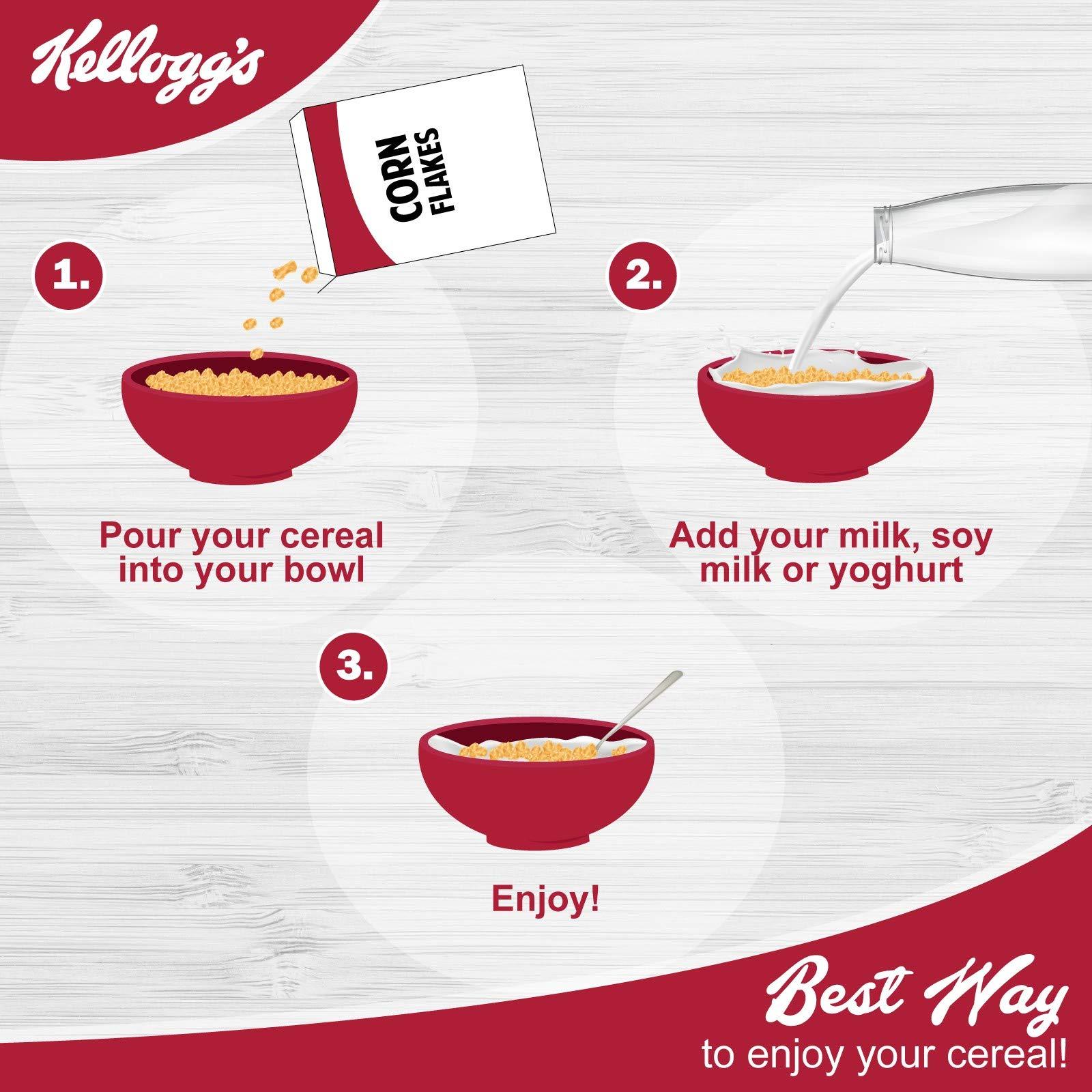 Kellogg's Kellogg's Cold Breakfast Cereal, Single Serve, Variety Pack, 10.94oz Tray (10 Boxes)