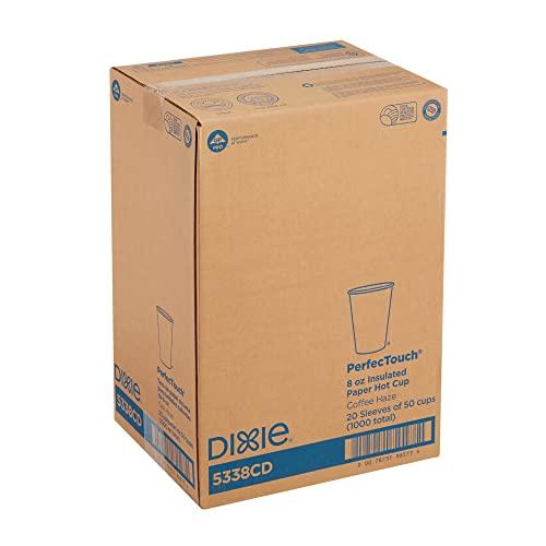Dixie Dixie - PerfecTouch Hot Cups, Paper, 8 oz., Coffee Dreams Design, 50/Pack