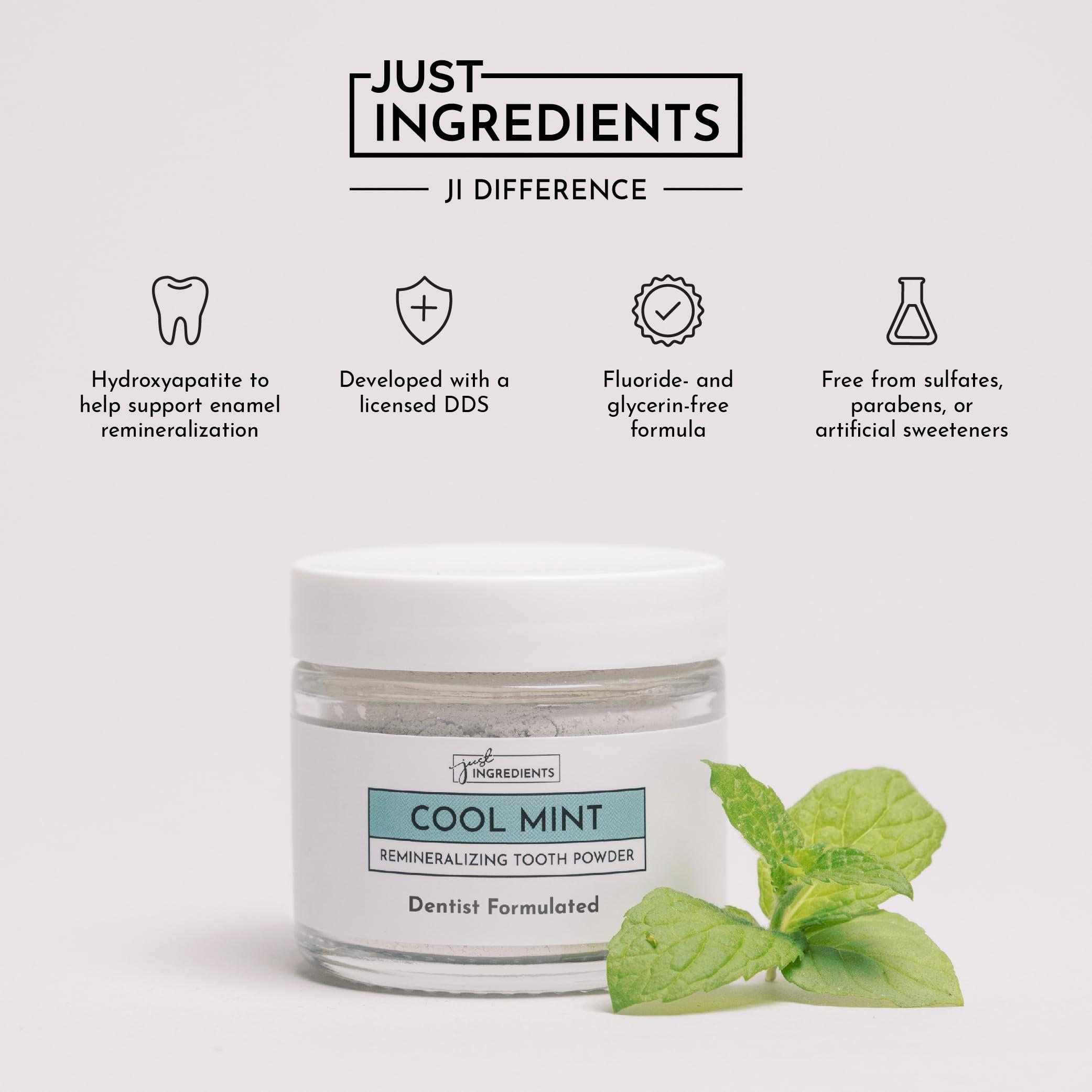 Living Well with Dr. Michelle Living Well with Dr. Michelle Remineralizing Tooth Powder | Fluoride-Free Formula with Hydroxyapatite | Cavity Prevention & Remineralization | Safe & Clean Ingredients | Cool Mint Flavor
