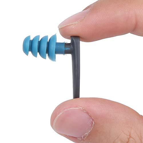 HERCHR HERCHR Swimming Ear Plugs, Waterproof Silicone Swimming Earplugs with Case Package for Swimming Showering Bathing Surfing