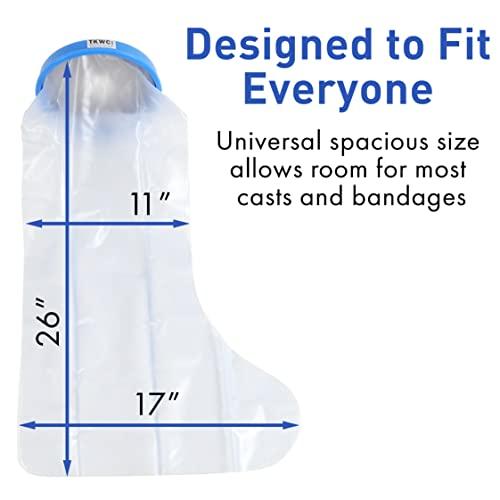 TKWC INC TKWC INC Water Proof Leg Cast Cover for Shower - #5738 - Watertight Foot Protector