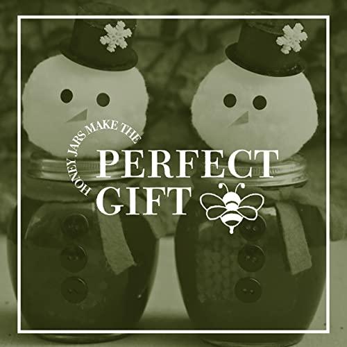 Don Victor Don Victor Pure Honey with Comb, 8 oz. Glass Globe Jar, Edible Honeycomb Included, Alternative Sweetener, Perfectly Sweet Gift for Teachers