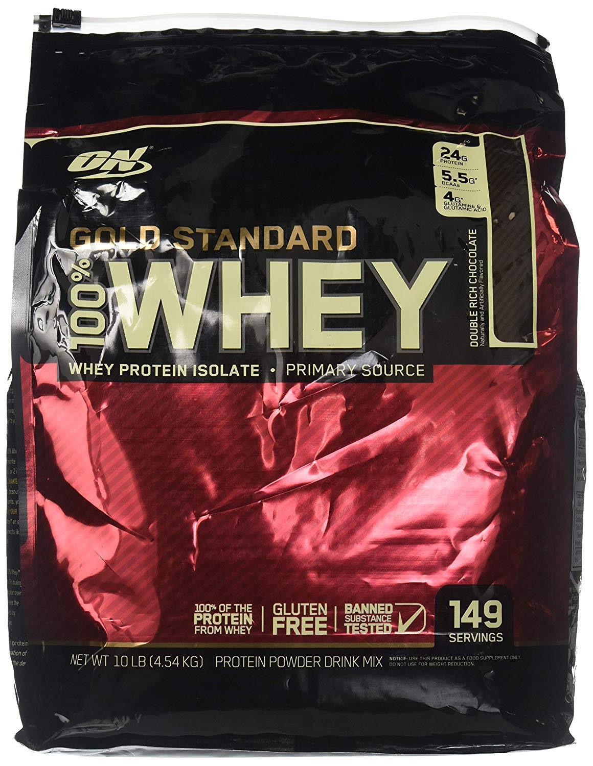 Optimum Nutrition 100% Whey Gold Standard - Chocolate 10 Pounds