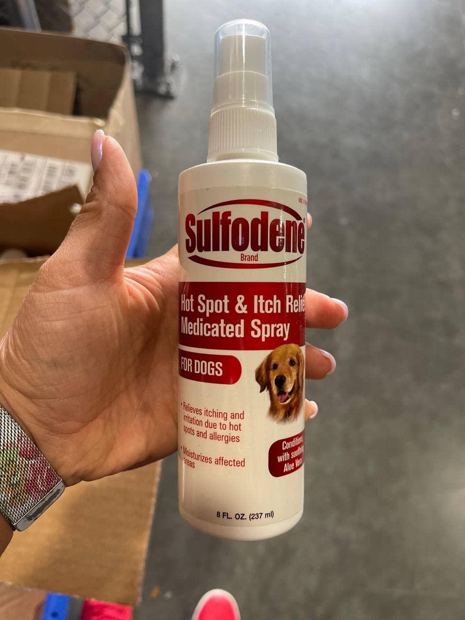 Sulfodene Sulfodene Medicated Spray (8 oz) Hot Spot and Itch Relief And Helps prevent infection Medicated