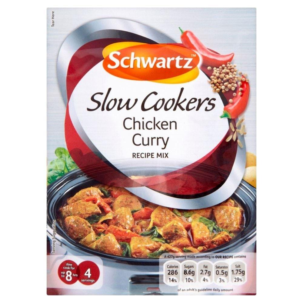 Schwartz Schwartz Slow Cookers Chicken Curry Recipe Mix (40g)