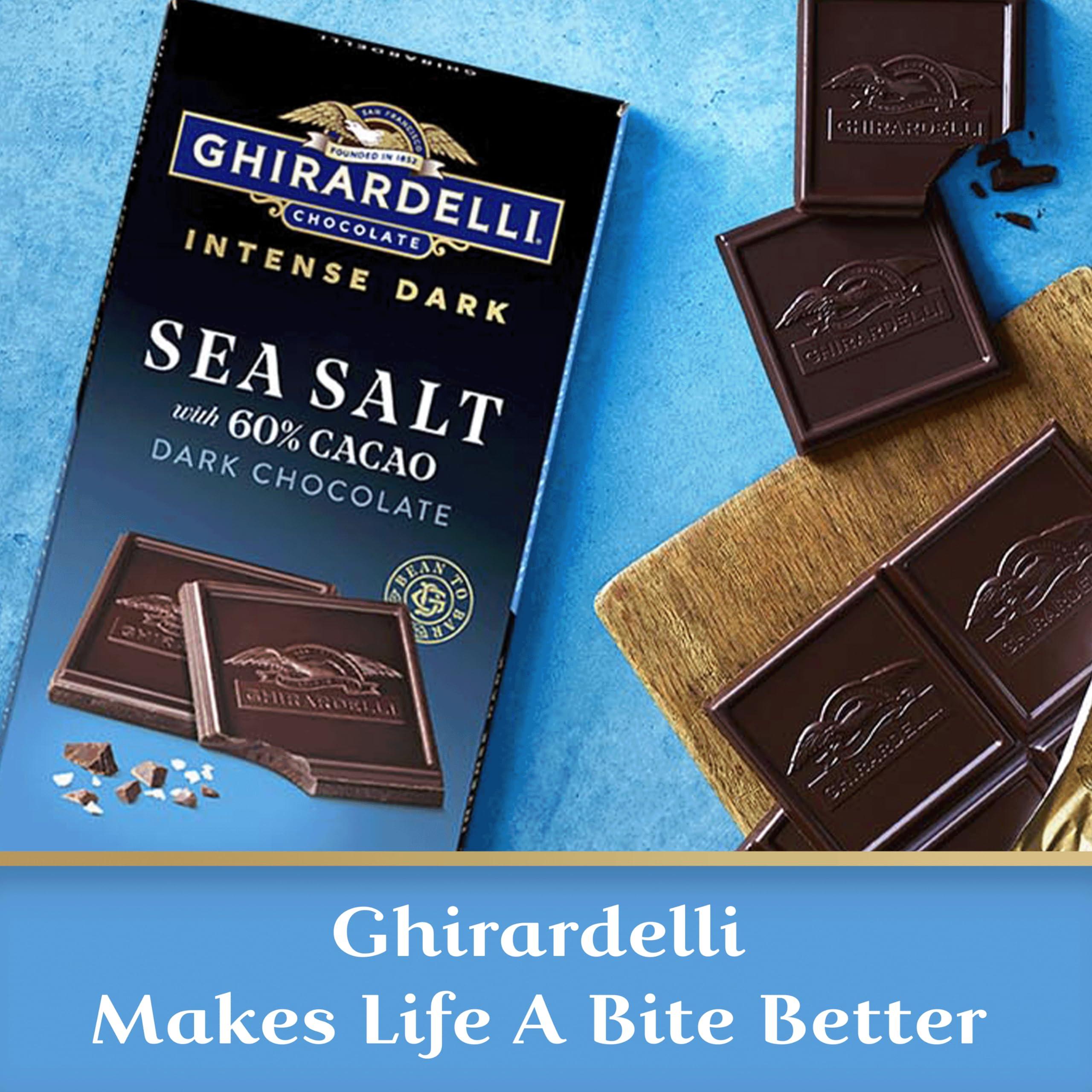 Ghirardelli Ghirardelli Sea Salt with 60% Cacao Dark Chocolate Intense Dark Bar