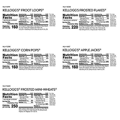 Kellogg's Kellogg\'s Breakfast Cereal in a Cup, Assortment Pack, Bulk Size (Pack of 24 Cups)