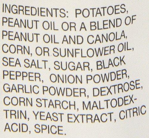Zapp's Dirty Kettle Potato Chips, Cracked Pepper & Sea Salt, 2 oz. Bag, 25 Count Gluten Free, SkinsOn, Crunchy Chips, Great for Lunches or Snacking on the Go