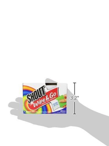 SHOUT Shout Wipe & Go 12Ct Wipes 4 Pack, Multicolor,12 Count (Pack of 4)