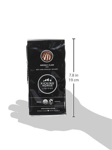 Kicking Horse Kicking Horse Grizzly Claw Dark Roast Ground Coffee, 10 Ounce -- 6 per case.