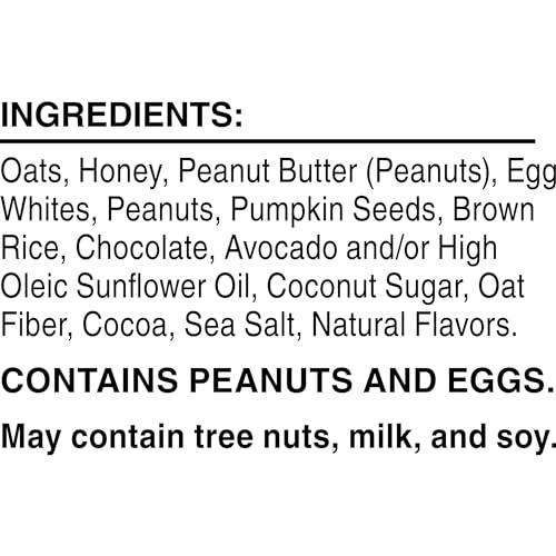 RXBAR RXBAR Nut Butter and Oat Protein Bars, Protein Snacks, Snack Bars, Dark Chocolate Peanut Butter, 23.2oz Box (12 Bars)