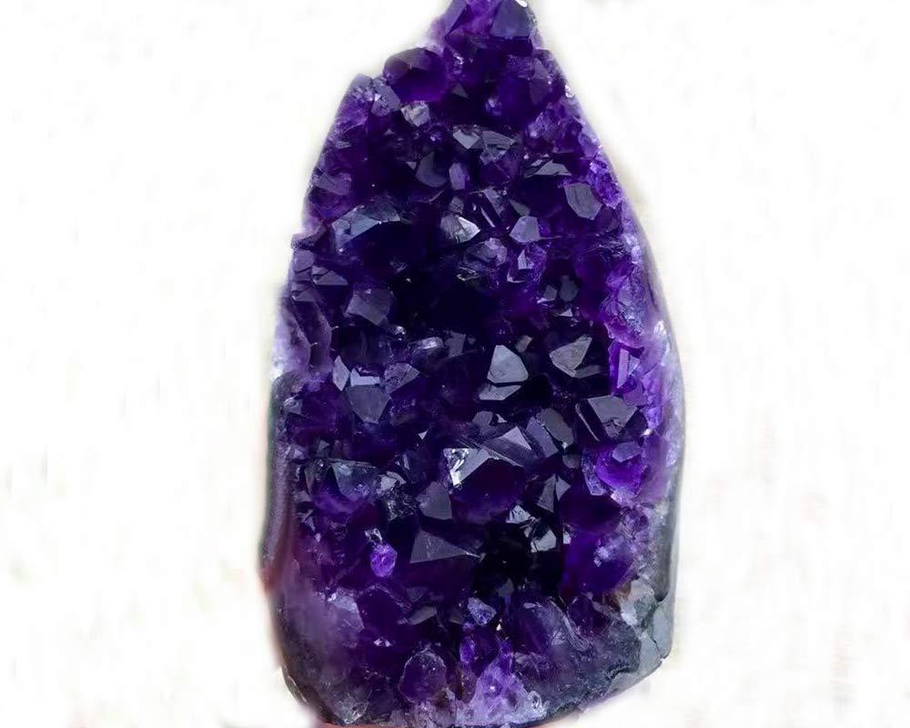 StoneStory Natural Uruguay Amethyst Crystal Cluster 1 (One) Large Specimen Stone for Crystals Healing Reiki Home Decoration 600-700grams (Uruguay Amethyst, 600-700grams/1.3lb-1.54lb)