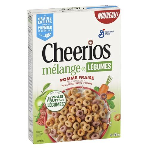 Cheerios Cheerios Veggie Blends, Apple Strawberry Cereal, 300g/10.5 oz. Box