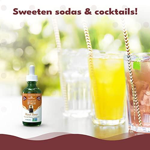 Sweet Drops SweetLeaf Stevia Liquid Sweet Drops - Liquid Stevia Sweetener, Sugar-Free Root Beer Soda Syrup Alternative, 2 Fl Oz (Pack of 2)