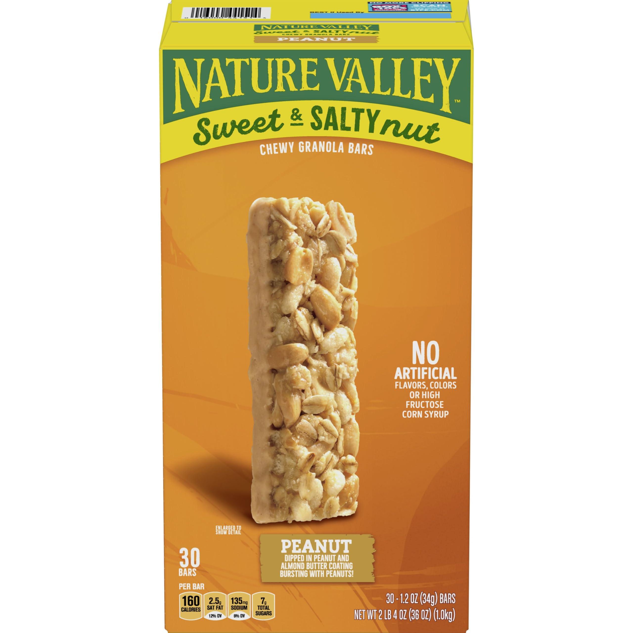 Nature Valley Nature Valley Sweet and Salty Granola Bars, Peanut, 30 Bars, 36 OZ