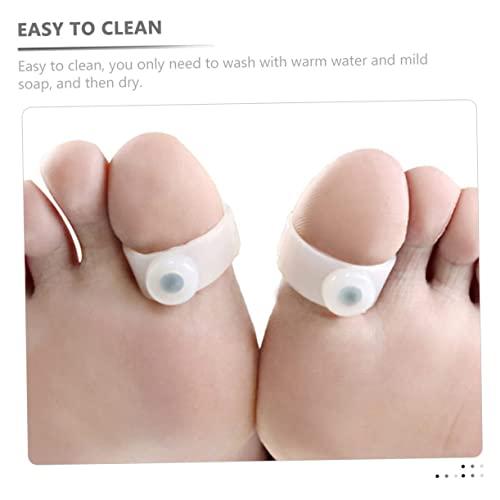GLEAVI GLEAVI Toe Ring Magnet 20 Pairs Toe Ring Home Acupoint Covers Elastic Toe Cover Ring Versatile Acupoint Covers Practical Acupoint Ring Toe Magnetic Tool Travel Massage Elastic Band
