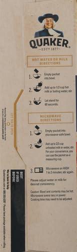 Quaker Quaker Instant Oatmeal, 4 Flavor Variety Pack, 1.51oz Packets (8 Pack)