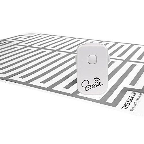 SMART Smart Bedside Bedwetting Alarm for Children, Teens Adults and Deep Sleepers - 8 Tones & Vibrations, Comfortable & Effective Bedwetting Enuresis Alarm