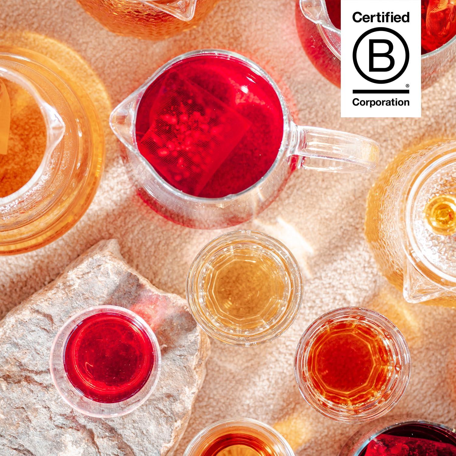 Grace Farms Grace Farms LAVENDER GOJI BERRY Herbal Teas (50 Sachet Pouch) | Naturally Sweet, Stress Relieving and Caffeine Free | Organic and Kosher Certified | Gives Back 100% of Profits